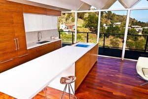 We love this contemporary, open kitchen.