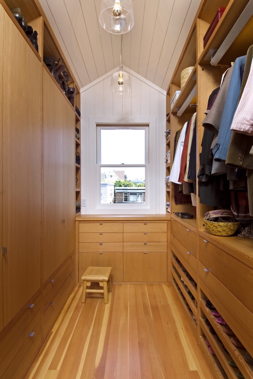 plywood closet design